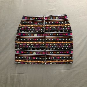 Forever21 mini pencil skirt w/ front zipper detail